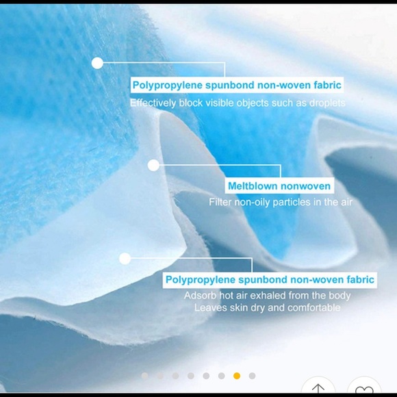 Masks 50 Pieces in a Box - Picture 2 of 5